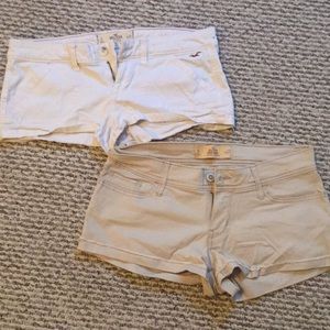 2 pairs of Hollister size 5 shorts!